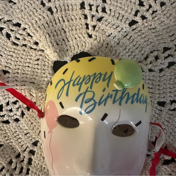 VINTAGE 1985 Vandor Hand Painted
Happy Birthday Decorative Party Mask - Picture 3 of 6